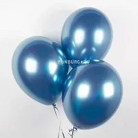 Воздушные шары «Chrome» (синий)