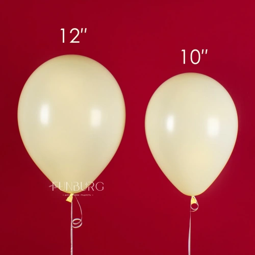 Гелиевые шары без рисунка «Mini» 10″ (ассорти пастель) фото 3