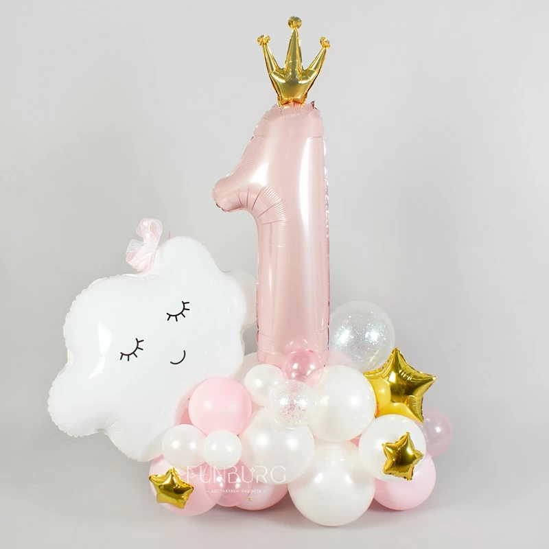 figura_iz_sharov_s_tsifroy_godik_malyshke