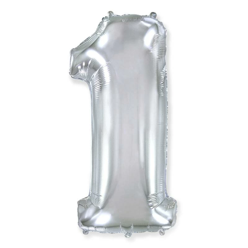 shar_iz_folgi_tsifra_1_serebryanaya_