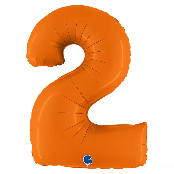 shar_iz_folgi_tsifra_2_oranzhevyy_