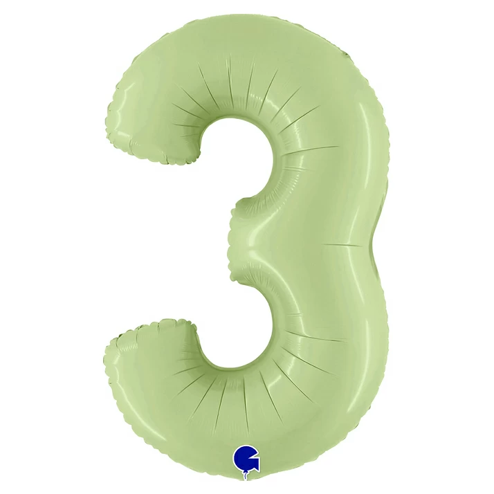 shar_iz_folgi_tsifra_3_satin_olivkovaya_